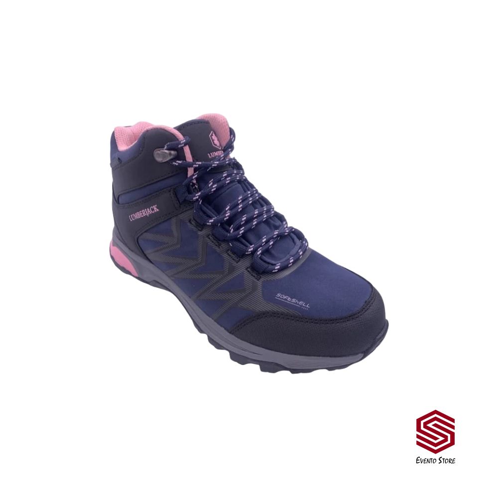 Lumberjack Scarponcino Trekking Stowe Blu Nero Rosau_nero_rosa